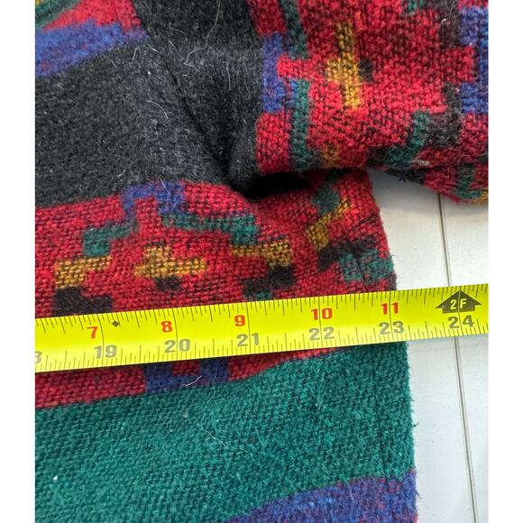 Vintage y2K Botany 500 Womens Jacket Large Colorful Southwest Aztec Wool Coat - Picture 4 of 8